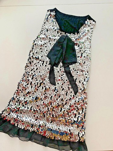 Robe paillettes la - à,