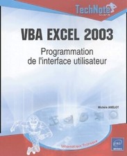 Vba excel 2003 : Programmation