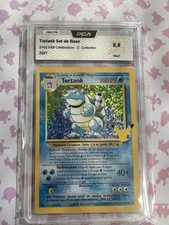 Carte Pokemon Tortank 2/102 Set de Base Célébrations 25 ans PCA 9,5 NEUF MINT