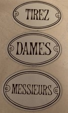 Lot de 3 Plaques email  fonte BERNARD CARANT 