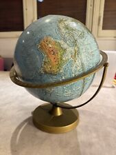 GLOBE TERRESTRE MAPPEMONDE ANCIENNE SCAN GLOBE MADE IN DENMARK VINTAGE DECO