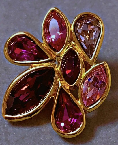 Vtg broche pins yves saint - pins,