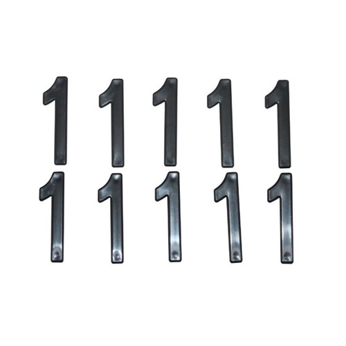 Chiffre plaque tiflex - chiffre, alu
