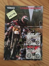Yamaha YZ400F WR400F YZ WR 400 F prospectus moto brochure publicité dépliant