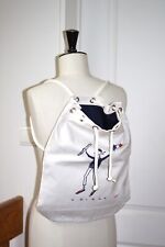 sac à dos toile coton épaisse - doublé - décor "français" Ines pour Uniqlo - neu