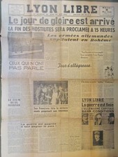 Capitulation, Lyon Libre du 8 mai 1945