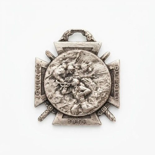 Médaille journée poilu - du,