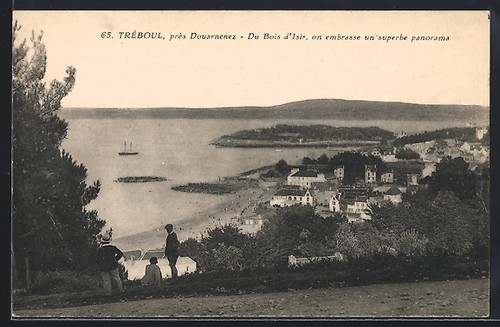 Cpa tréboul douarnenez du - cpa, /douarnenez,