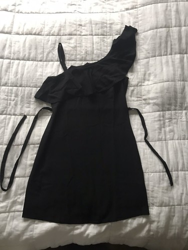 Robe noire femme papaye taille