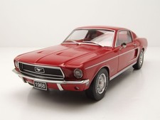 Ford Mustang GT Fastback 1968 Rouge Modèle Réduit 1:18 KK Échelle