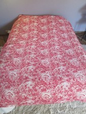 Dessus de Lit en toile de Jouy