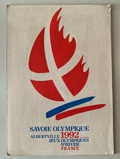RARE AFFICHE ORIGINALE SAVOIE OLYMPIQUE 1992 - JEUX OLYMPIQUES ALBERTVILLE 92