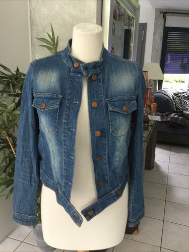 Veste jean mango taille - mango,