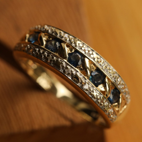 Bague jonc jaune - bague,