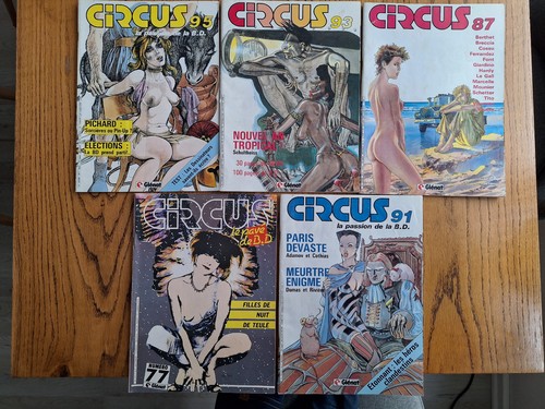Lot magazines circus bd - circus,