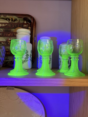 Lot 6 verres en - lot,
