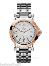 Neuf Gc Guess COLLECTION 2 Deux Tons or Rose, Argent S/S WATCH-X61004G1-MSR $610