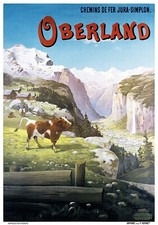 Affiche chemin de fer