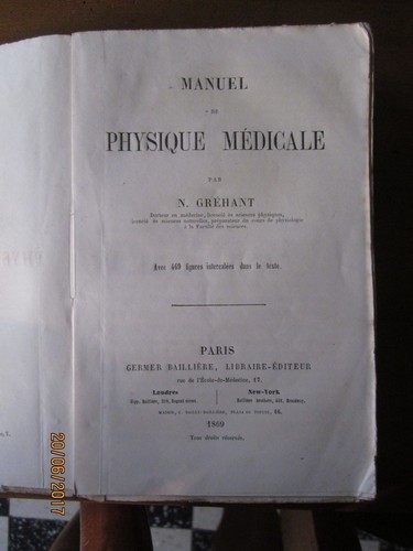 Manuel physique médicale - manuel, de