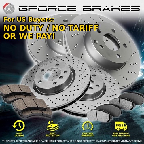 Drilled rotors ceramic - f+r,
