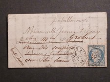 lettre France ballon monté le Tourville  23 décembre 1870 commune de Paris