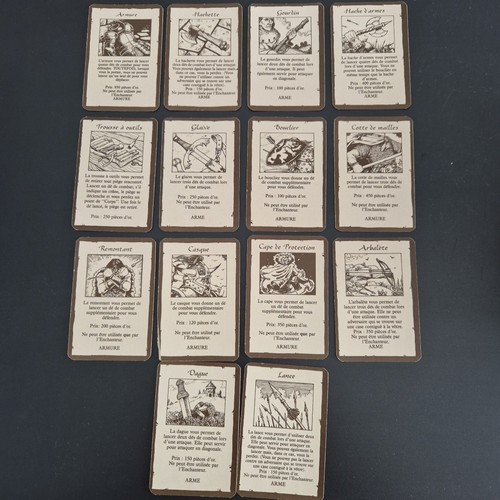 14x carte equipement - carte,