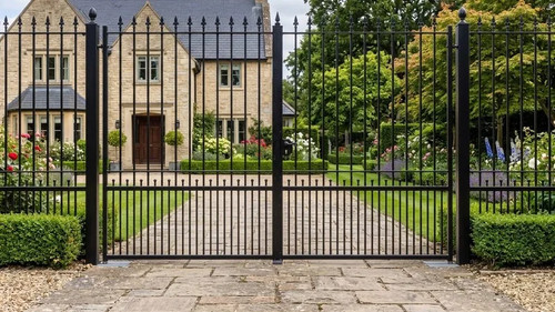 Portail coulissant acier - -,