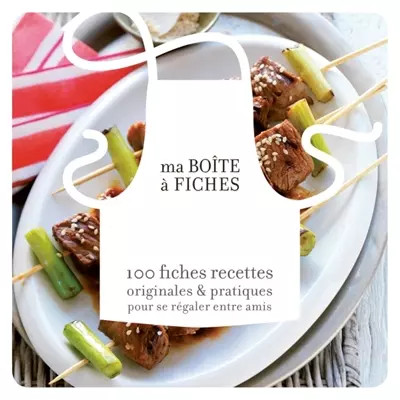 Boîte fiches barbecue - boîte,