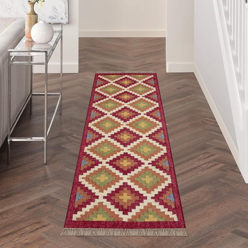Tapis laine jute kilim - en,