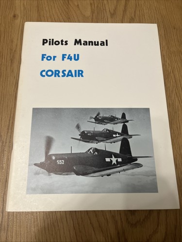 Pilots manual for - pilots, corsair