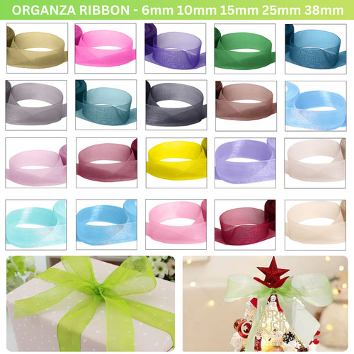 Ruban organza bord - ruban, tissé