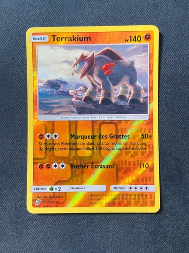 Carte pokémon terrakium - carte,