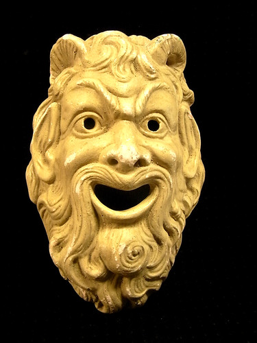 Masque grec satyre - masque,