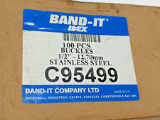 Boucles Band It 1/2-12,70 mm en acier inoxydable C95499 100 pièces