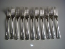 11 FOURCHETTES A DESSERT ENTREMETS CHRISTOFLE