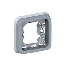 Legrand PLEXO 069681 Support plaque encastrement gris 1 poste