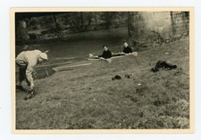 PHOTO photographie, 2 hommes dans un canoë kayak kayakiste sport