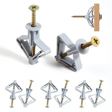 Lot de 50 chevilles à expansion, chevilles pour mur creux, plaques de plâtre