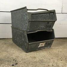 Paire de plateaux empilables