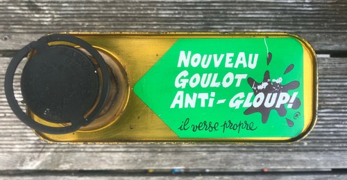 Bidon huile ancien - d'huile,
