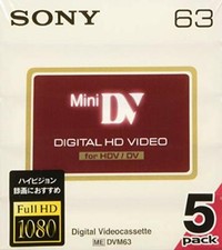 SONY Mini DV cassette tape