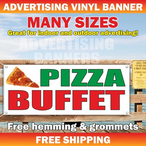Pizza buffet advertising - pizza,