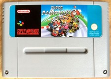 SUPER MARIO KART - CARTOUCHE SEULE 100% ORIGINALE SUPER NINTENDO SNES PAL FAH