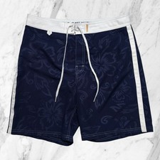 SUNDEK Short De Bain Homme Violet Fleurs Florales Taille 33 / Entre 46 Et 48 ITA