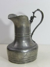 Pichet en etain Anse Tête de