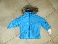 Veste blouson  ski  fille bleu degré 7 neuve avec étiquettes taille 4 ans