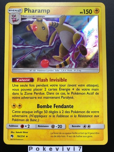 Carte pokemon pharamp 214 - pokemon,