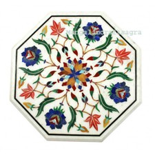 15" Marble Corner Table Top