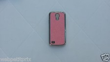 Coque  Paillette ROSE/CHROME   Samsung Galaxy S4 Mini - NEUF 