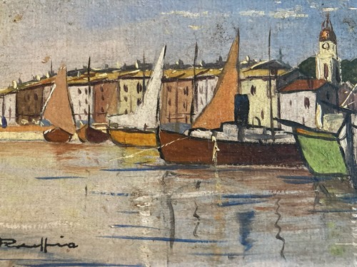 Peinture 1940 huile - peinture, carton